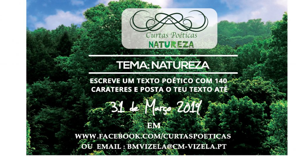 Curtas Poéticas com o tema Natureza na edição de 2019