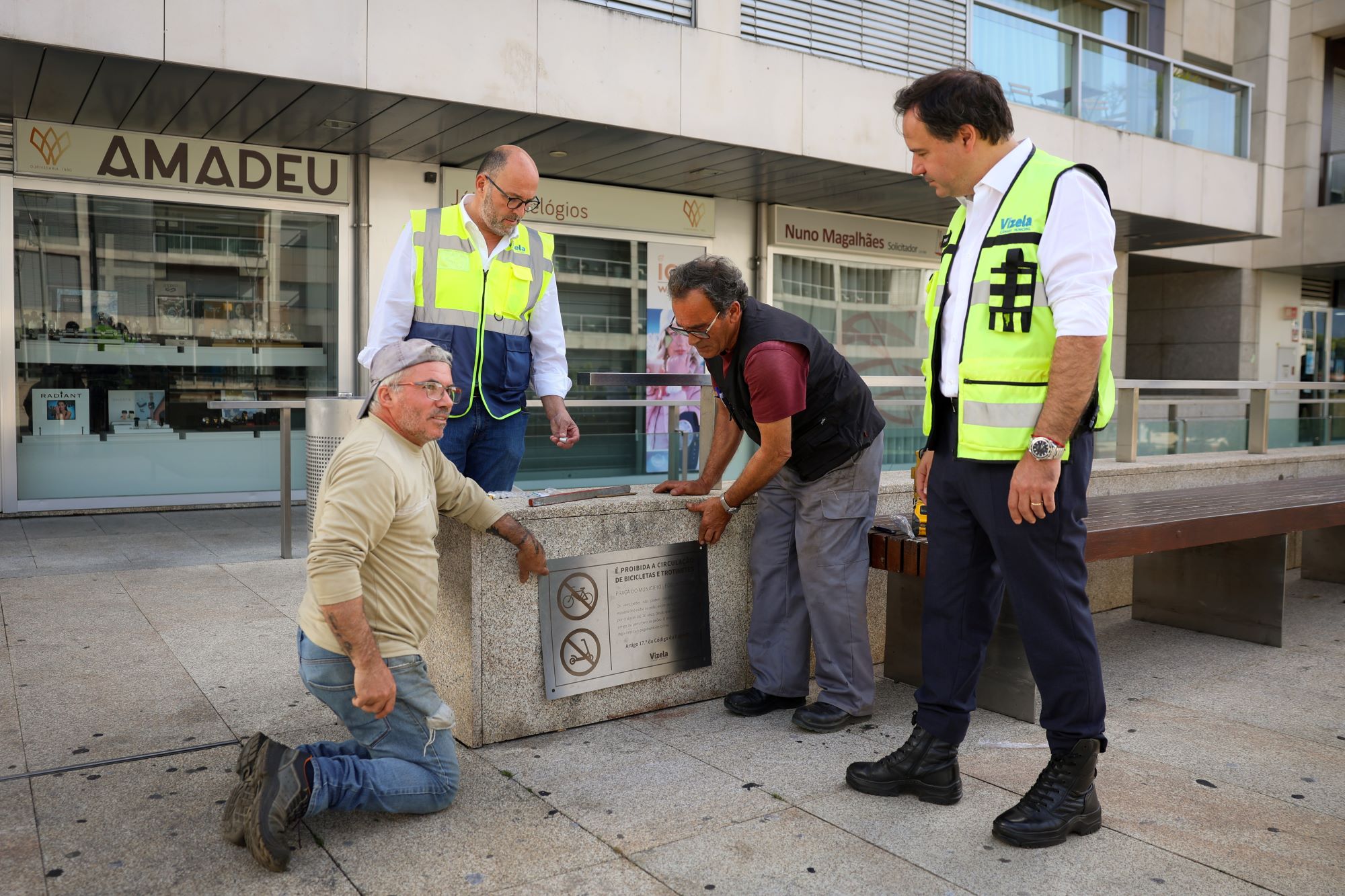 CÂMARA MUNICIPAL REFORÇA SINALIZAÇÃO E MEDIDAS DE SEGURANÇA NO CENTRO URBANO DE VIZELA